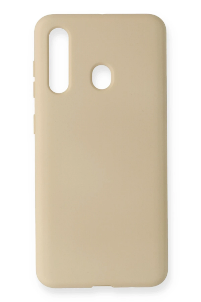 Newface Samsung Galaxy M40 Kılıf Nano içi Kadife Silikon - Kemik resmi