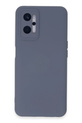 Newface Realme 9i 4G Kılıf Nano içi Kadife Silikon - Gri resmi