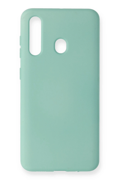 Newface Samsung Galaxy M40 Kılıf Nano içi Kadife Silikon - Turkuaz resmi