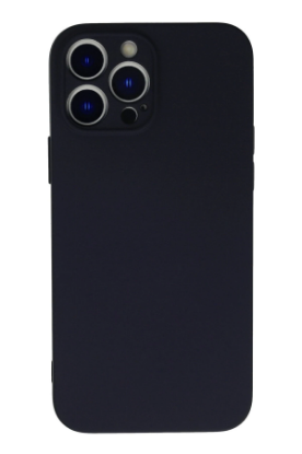 Newface iPhone 13 Pro Kılıf Nano içi Kadife Silikon - Koyu Gri resmi