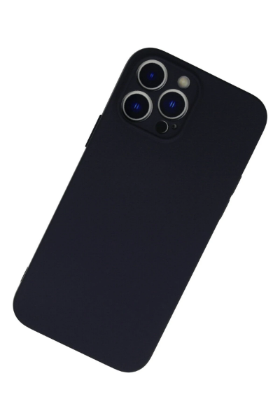 Newface iPhone 13 Pro Kılıf Nano içi Kadife Silikon - Koyu Gri resmi