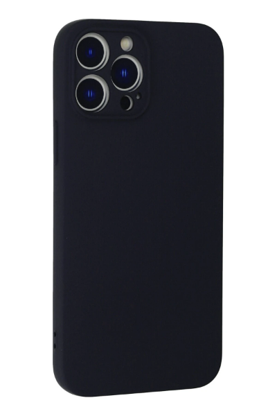 Newface iPhone 13 Pro Kılıf Nano içi Kadife Silikon - Koyu Gri resmi