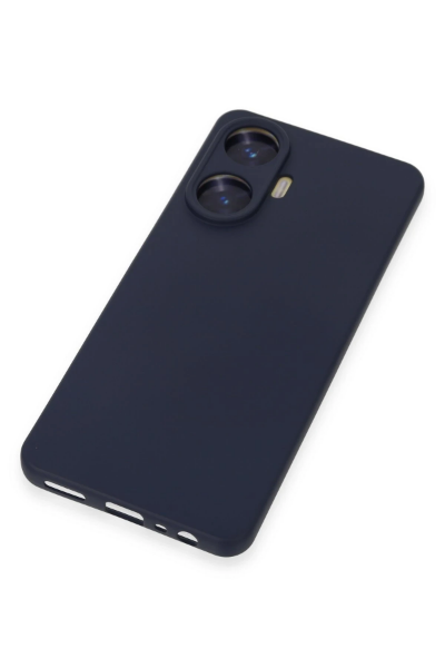 Newface Realme C55 Kılıf Nano içi Kadife Silikon - Mor resmi