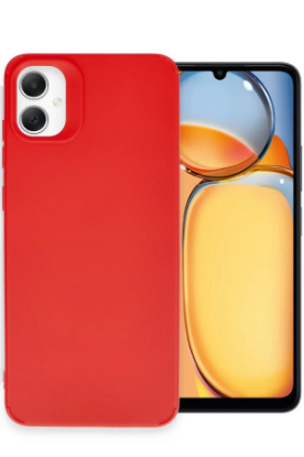 Newface Samsung Galaxy A05 Kılıf Petro Silikon - Kırmızı resmi