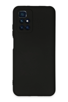 Newface Xiaomi Redmi 10 2022 Kılıf Nano içi Kadife Silikon - Siyah resmi