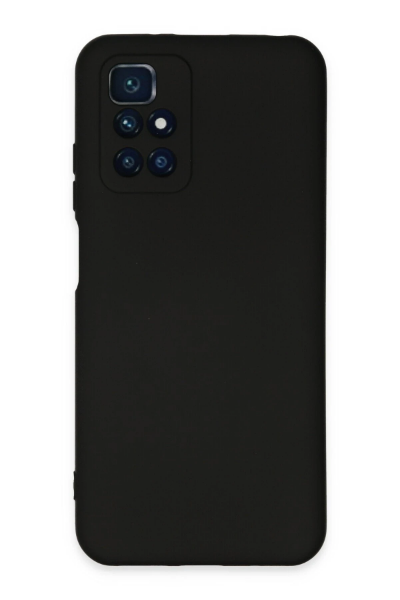 Newface Xiaomi Redmi 10 2022 Kılıf Nano içi Kadife Silikon - Siyah resmi