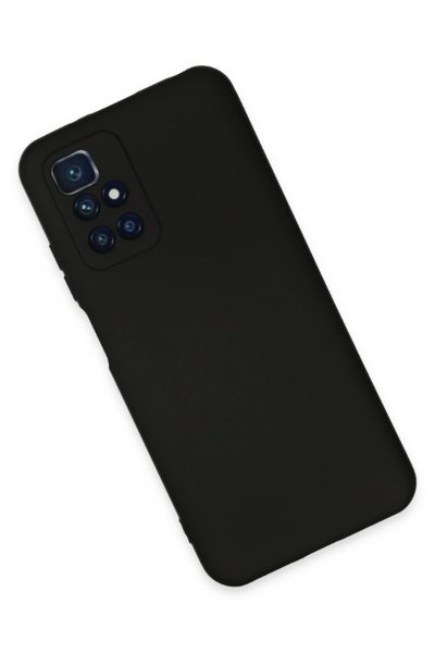 Newface Xiaomi Redmi 10 2022 Kılıf Nano içi Kadife Silikon - Siyah resmi