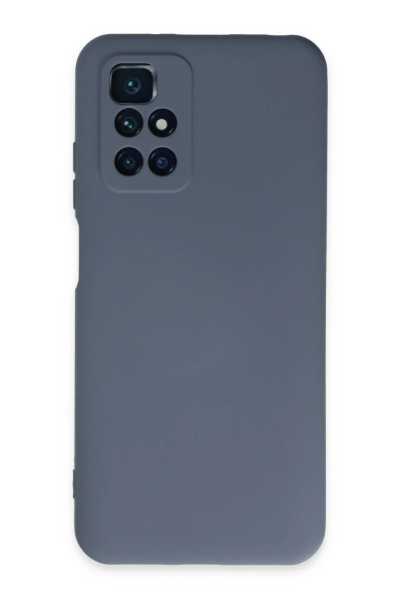 Newface Xiaomi Redmi 10 2022 Kılıf Nano içi Kadife Silikon - Gri resmi