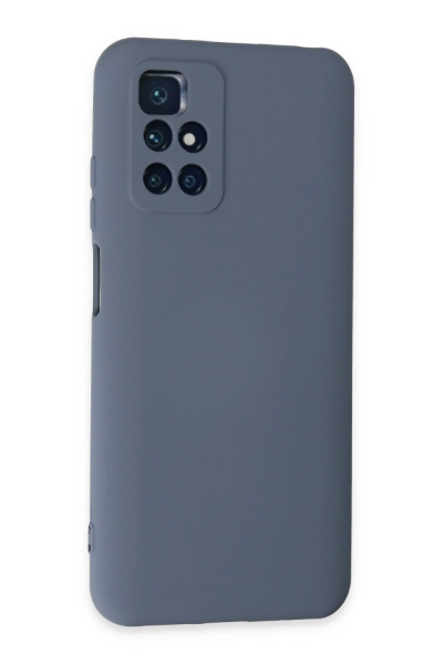 Newface Xiaomi Redmi 10 2022 Kılıf Nano içi Kadife Silikon - Gri resmi