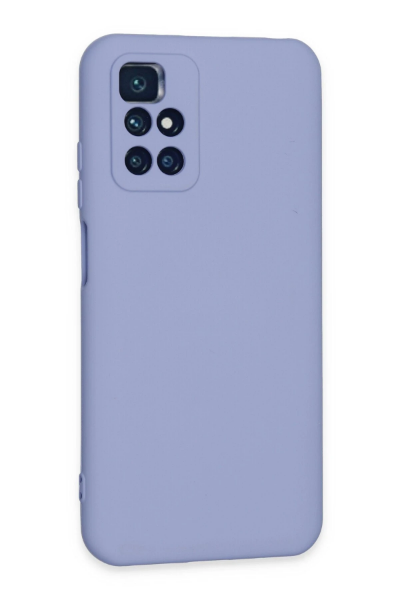 Newface Xiaomi Redmi 10 2022 Kılıf Nano içi Kadife Silikon - Lila resmi