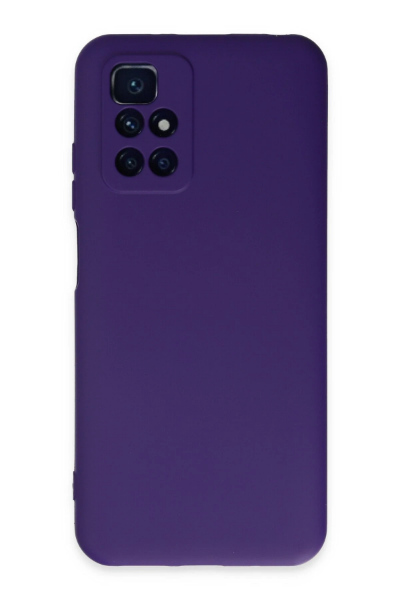 Newface Xiaomi Redmi 10 2022 Kılıf Nano içi Kadife Silikon - Mor resmi