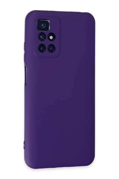 Newface Xiaomi Redmi 10 2022 Kılıf Nano içi Kadife Silikon - Mor resmi