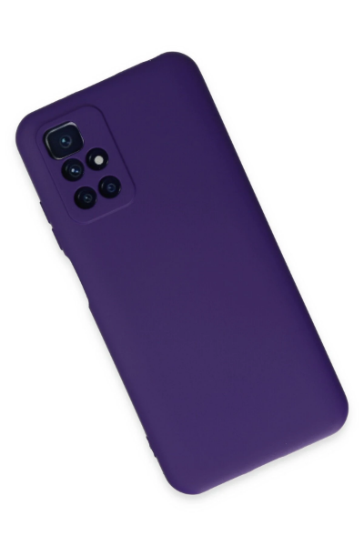 Newface Xiaomi Redmi 10 2022 Kılıf Nano içi Kadife Silikon - Mor resmi