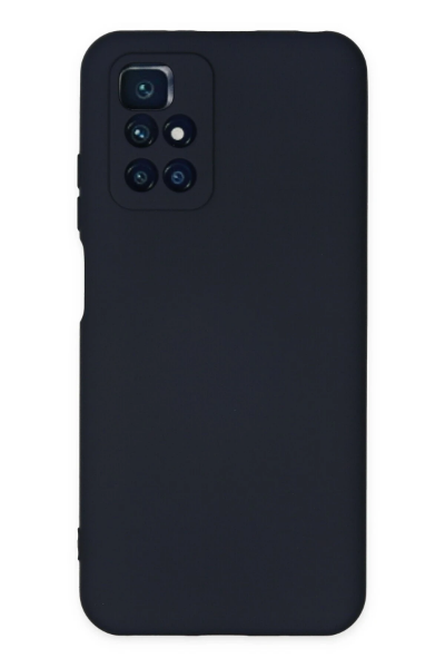 Newface Xiaomi Redmi 10 2022 Kılıf Nano içi Kadife Silikon - Lacivert resmi
