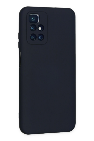 Newface Xiaomi Redmi 10 2022 Kılıf Nano içi Kadife Silikon - Lacivert resmi