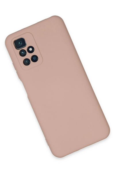 Newface Xiaomi Redmi 10 2022 Kılıf Nano içi Kadife Silikon - Pudra resmi
