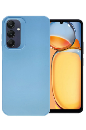 Newface Samsung Galaxy A15 4G Kılıf Petro Silikon - Mavi resmi