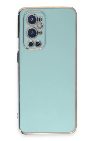 Newface One Plus 9 Pro Kılıf Volet Silikon - Açık Yeşil resmi