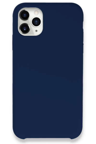 Newface iPhone 11 Pro Kılıf Lansman Legant Silikon - Lacivert resmi