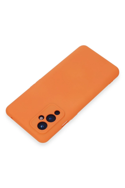 Newface One Plus 9 Kılıf Nano içi Kadife Silikon - Turuncu resmi