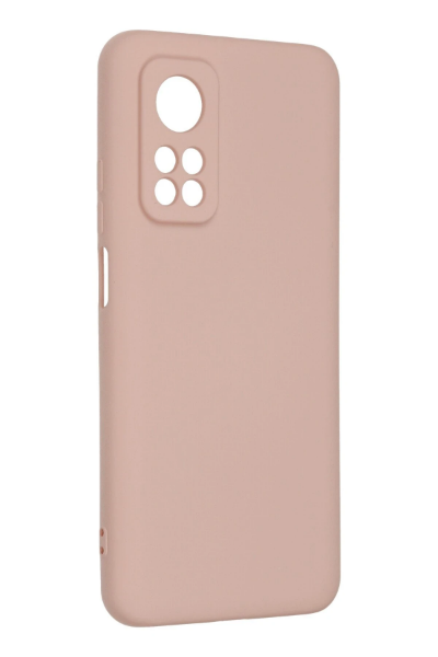 Newface Xiaomi Mi 10T Kılıf Nano içi Kadife Silikon - Pudra resmi
