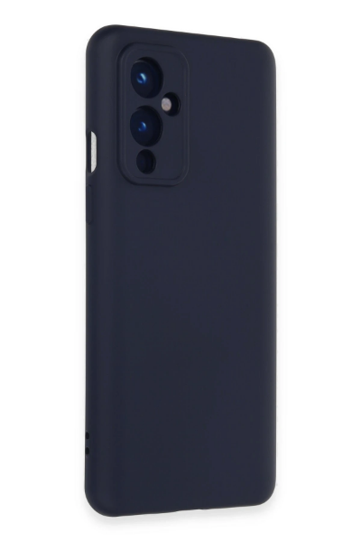 Newface One Plus 9 Kılıf Nano içi Kadife Silikon - Lacivert resmi
