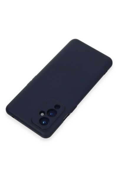 Newface One Plus 9 Kılıf Nano içi Kadife Silikon - Lacivert resmi