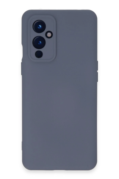 Newface One Plus 9 Kılıf Nano içi Kadife Silikon - Gri resmi