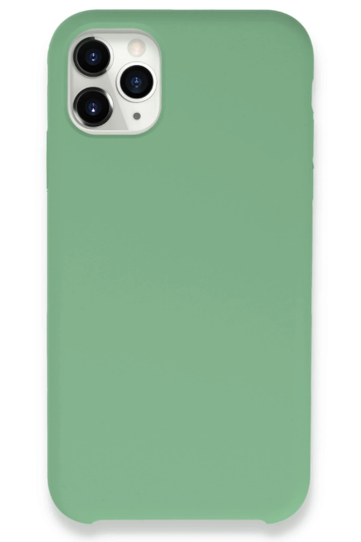 Newface iPhone 11 Pro Kılıf Lansman Legant Silikon - Yeşil resmi