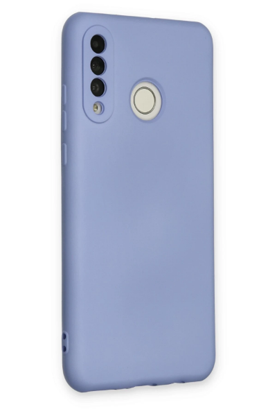 Newface Huawei P30 Lite Kılıf Nano içi Kadife Silikon - Lila resmi