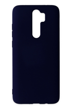 Newface Xiaomi Redmi Note 8 Pro Kılıf Nano içi Kadife Silikon - Lacivert resmi