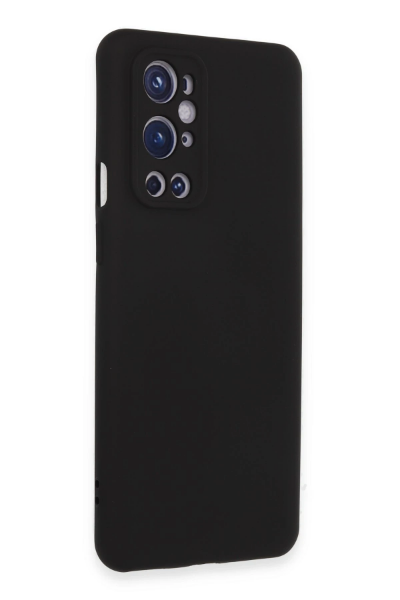 Newface One Plus 9 Pro Kılıf Nano içi Kadife Silikon - Siyah resmi