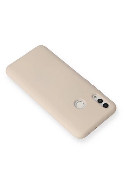 Newface Huawei P Smart 2019 Kılıf Nano içi Kadife Silikon - Pudra resmi