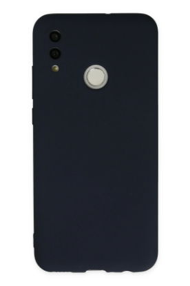 Newface Huawei P Smart 2019 Kılıf Nano içi Kadife Silikon - Lacivert resmi