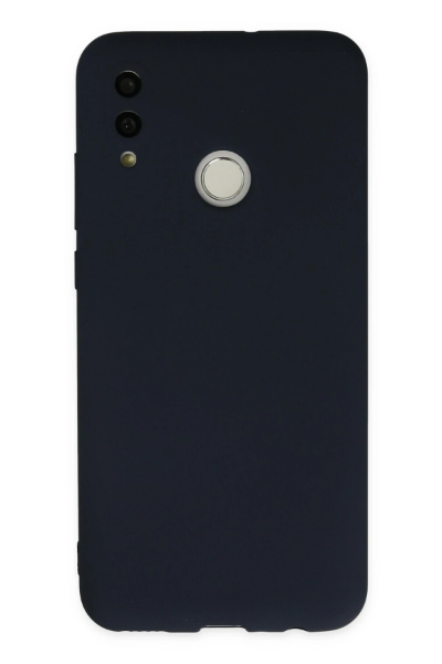 Newface Huawei P Smart 2019 Kılıf Nano içi Kadife Silikon - Lacivert resmi