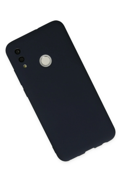 Newface Huawei P Smart 2019 Kılıf Nano içi Kadife Silikon - Lacivert resmi