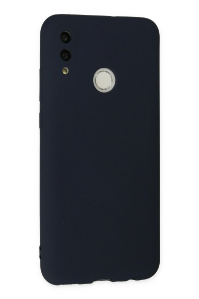 Newface Huawei P Smart 2019 Kılıf Nano içi Kadife Silikon - Lacivert resmi