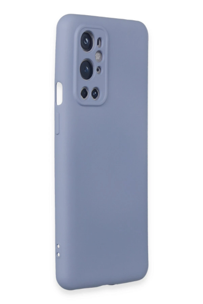 Newface One Plus 9 Pro Kılıf Nano içi Kadife Silikon - Mor resmi