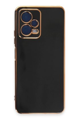 Newface Xiaomi Redmi Note 12 Pro 5G Kılıf Volet Silikon - Siyah resmi