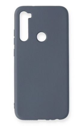 Newface Xiaomi Redmi Note 8 Kılıf Nano içi Kadife Silikon - Gri resmi