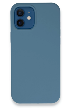 Newface iPhone 12 Kılıf Lansman Legant Silikon - Açık Mavi resmi