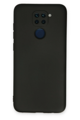 Newface Xiaomi Redmi Note 9 Kılıf Nano içi Kadife Silikon - Siyah resmi
