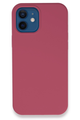 Newface iPhone 12 Kılıf Lansman Legant Silikon - Fuşya resmi