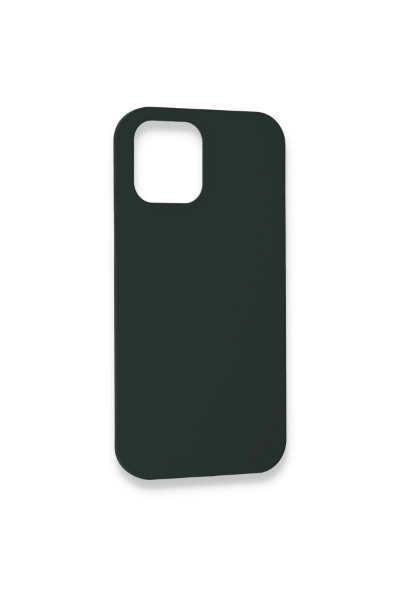 Newface iPhone 12 Kılıf Lansman Legant Silikon - Koyu Yeşil resmi