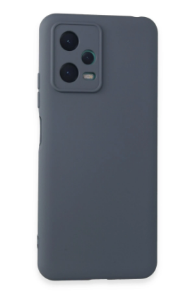 Newface Xiaomi Redmi Note 12 5G Kılıf Nano içi Kadife Silikon - Gri resmi