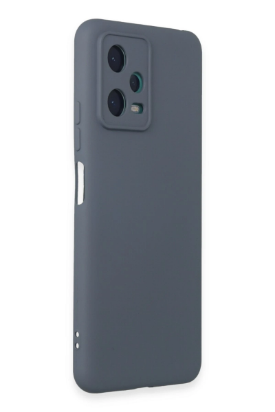 Newface Xiaomi Redmi Note 12 5G Kılıf Nano içi Kadife Silikon - Gri resmi
