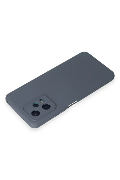 Newface Xiaomi Redmi Note 12 5G Kılıf Nano içi Kadife Silikon - Gri resmi