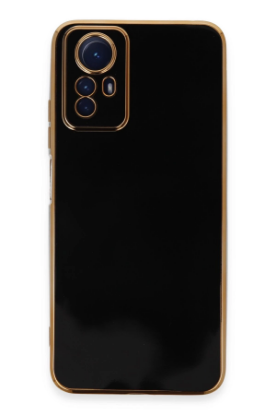 Newface Xiaomi Redmi Note 12S Kılıf Volet Silikon - Siyah resmi