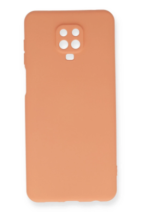 Newface Xiaomi Redmi Note 9 Pro Kılıf Nano içi Kadife Silikon - Turuncu resmi