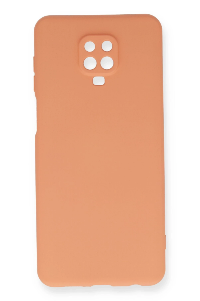 Newface Xiaomi Redmi Note 9 Pro Kılıf Nano içi Kadife Silikon - Turuncu resmi